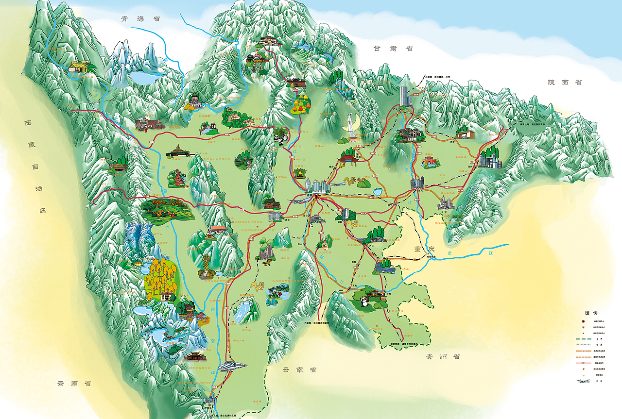 巴蜀风情掠影,大学生视角下的四川印象